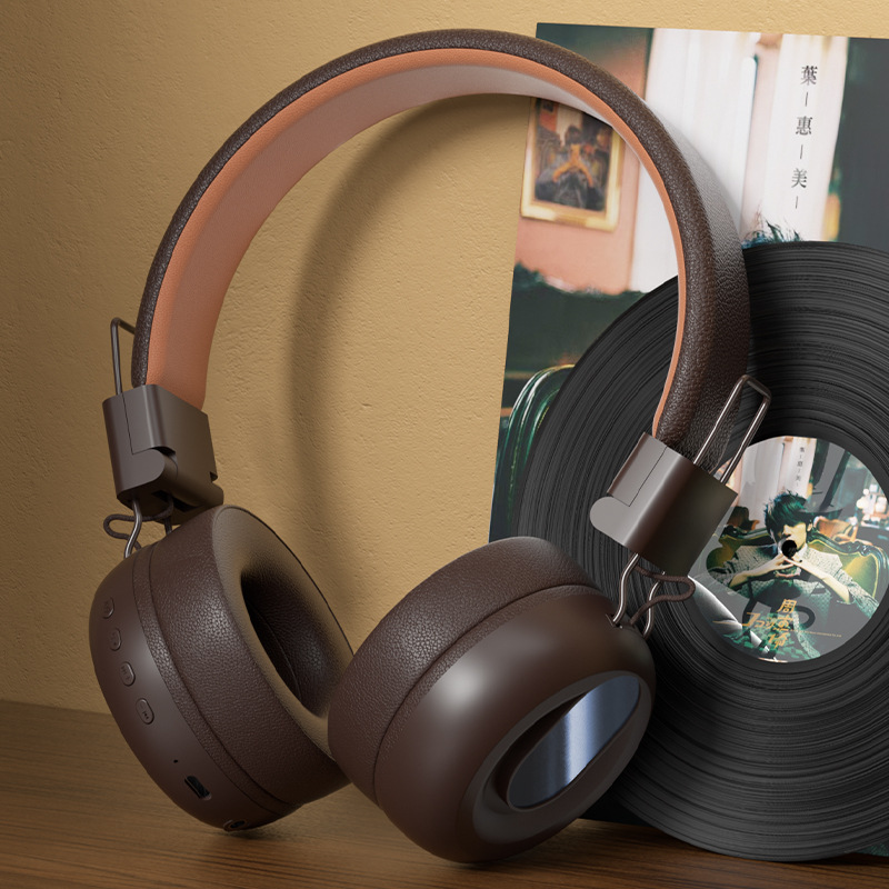 Wireless 5.3 Bluetooth Earphones with Noise Reduction, Heavy Bass, Esports Gaming, and Extended Battery Life: Chocolate