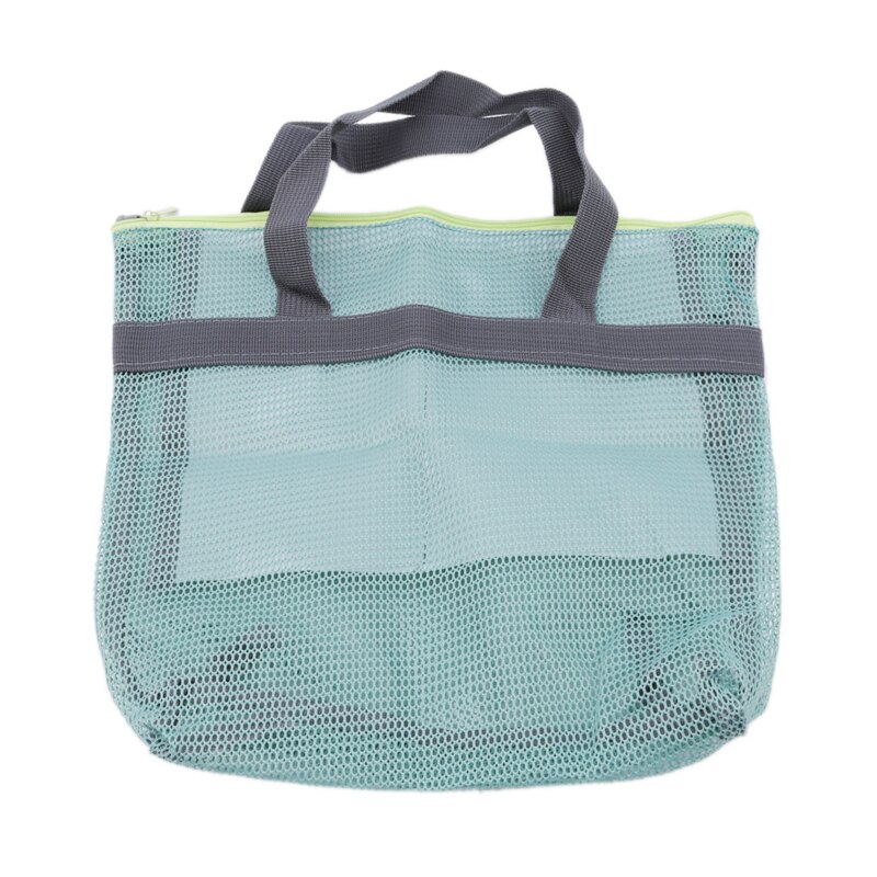 Reis mesh portemonnee tas cosmetische opbergtas make-up tas doos nylon effen casual