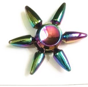 Colorful Adult Anxiety Decompression Fingertip Spinner Children's Toys Manufacturers Spot -selling Finger Spinner: Chocolate