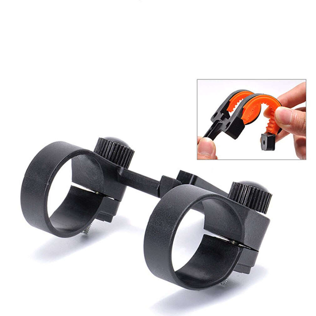 ABS Lamp Holder Clamp Bracket Torch Grip Bicycle Headlight Holder Flashlight Mount For Bicycle Bike