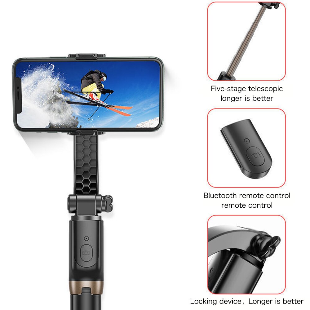 Handheld Gimbal Stabilizer Mobiele Telefoon Selfie Stok Houder Verstelbare Standaard Voor Iphone Xiaomi Redmi Huawei Samsung Android Ios