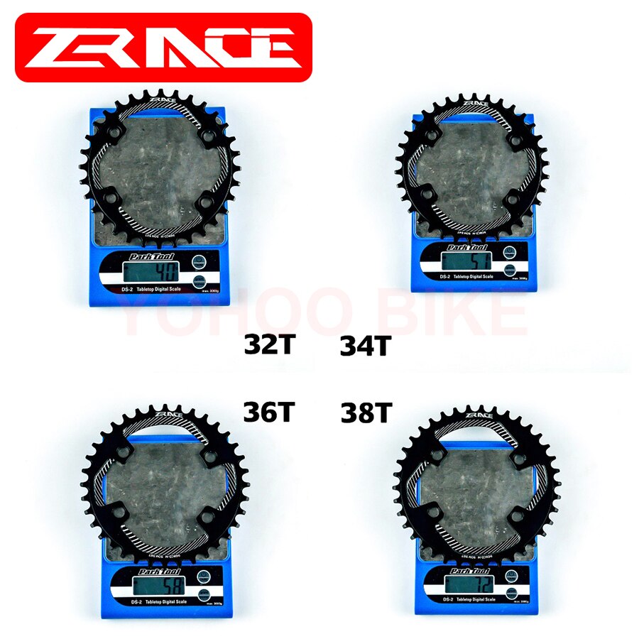 ZRACE bicicleta BCD 96 ancho estrecho bielas dentado plato rueda MTB montaña para Shimano M8000 M7000 M6000,32T 34T 36T 38T