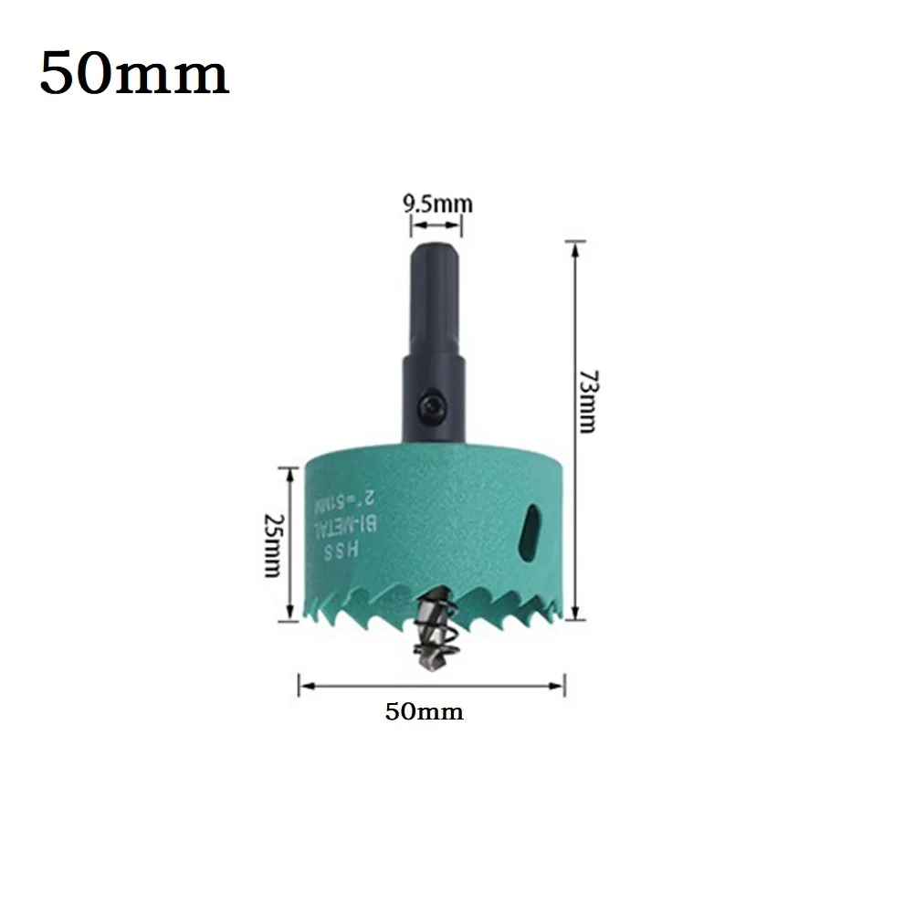 12 Stück 16–53 mm Bimetall-Holz-LochsäGen-Bohrer HSS-Stahl M42 Lochsäge Holzbearbeitungswerkzeuge für Downlight-Trockenbau-Öffnungswerkzeuge: Gelb