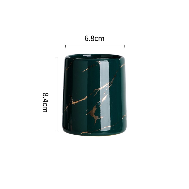 Toothbrush cup Couple gargle cup Wedding decorations Ceramic bathroom accessories Valentine's Day Family Hotel Supplies: P