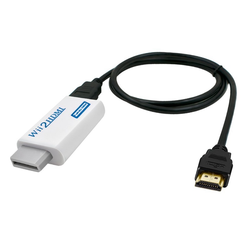 Wii naar HDMI Converter Ondersteuning FullHD 720P 1080P 3.5mm Audio Wii2HDMI Adapter voor HDTV Wii Converter