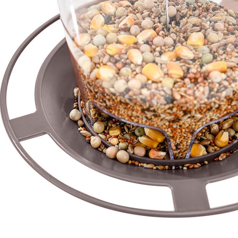 Bird Feeders for Outside Hanging Foldable Wild Bird Feeders Plastic Squirrel Proof Garden Decoration for Bird Watchers