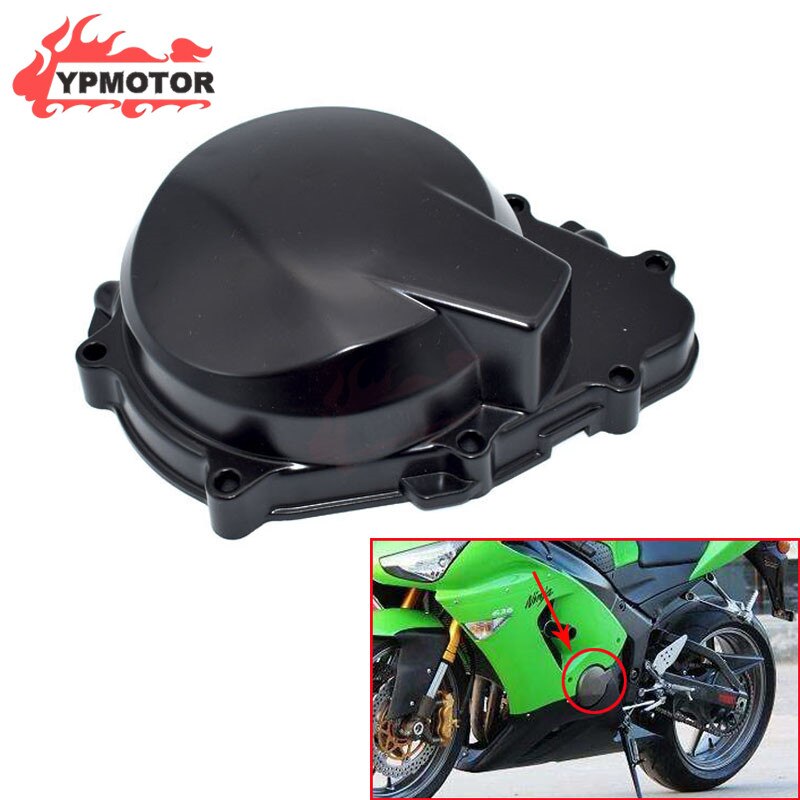 ZX6R 05-06 moto côté Stator moteur générateur couverture garde bobine carter protecteur pour Kawasaki Ninja ZX-6R ZX636 2005 2006