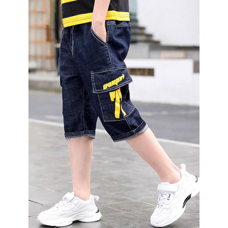 Jungen Jeans Shorts Sommer Kinder Jeans Shorts kinder Freizeit Denim Kurze Hosen Für Teen Jungen 2-14 jahr Kind Tragen