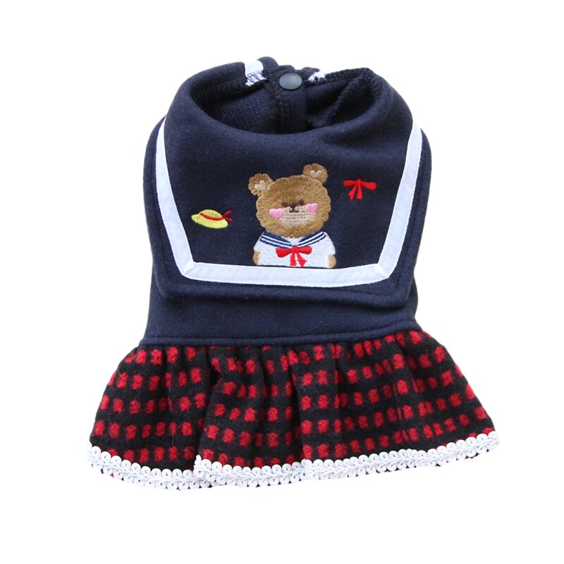 Lente College Stijl Hond Rokken Warme Jas Jassen Leuke Print Hond Kleding Overalls Kleine Puppy Hond Kleding Chihuahua
