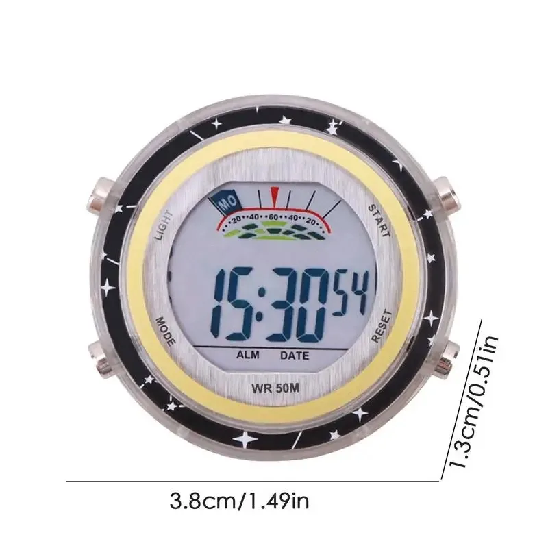Universele Waterdichte Motorfiets Quartz Klok Lichtgevende Elektronische Klok Waterdichte Fiets Motorfiets Horloge Dashboard Auto Klok