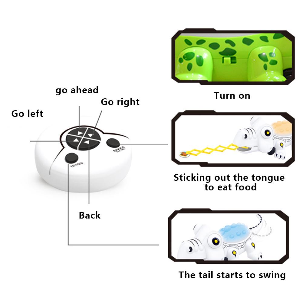 Dragon Toy 2.4G Wireless Remote Control Predator Electric Toy with Light Sound