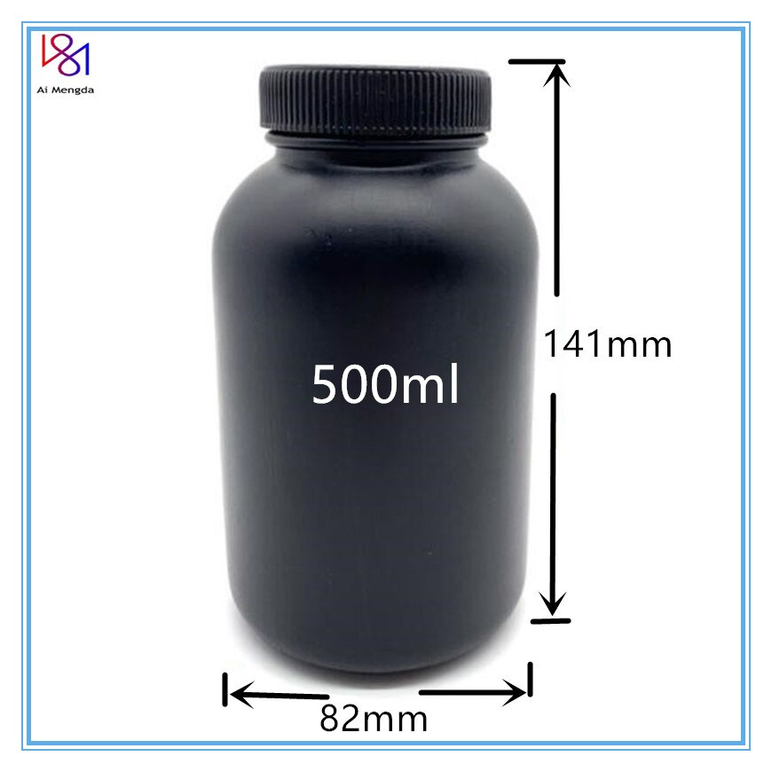 til enhver kubisk foton foton -s 3d skriver sla harpiks spesial tom flaske 3d skrivertilbehør uv sensitiv harpiks tom flaske: 500ml