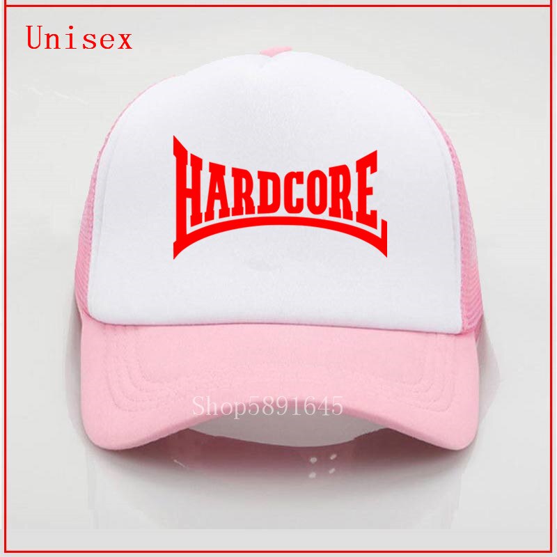 Moda personalizado 100% algodão 2020 hardcore res boné de beisebol legal pai chapéu hip hop snapback bonés chapéus para mulher: pink-white / Kids