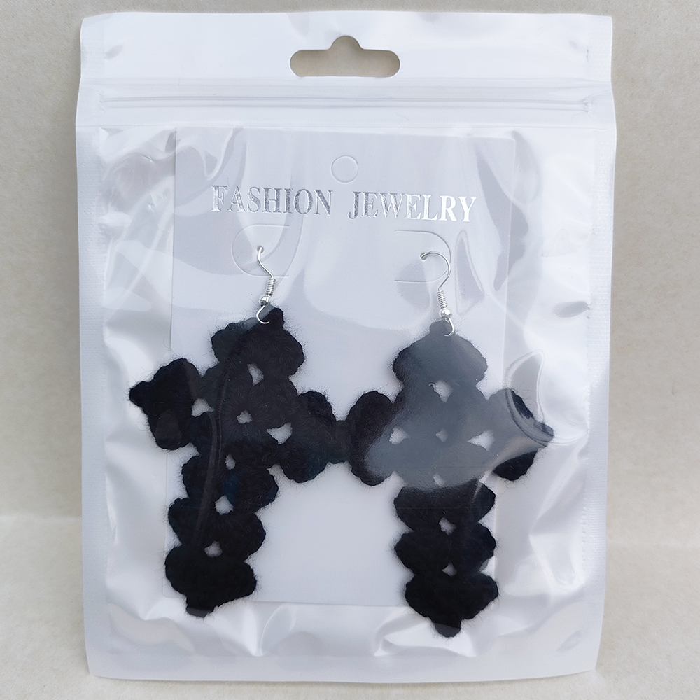 Orecchini con croci tutto'uncinetto per donna Accessori fatti a mano Gioielli Articoli essenziali per le vacanze quotidiane: MULTI