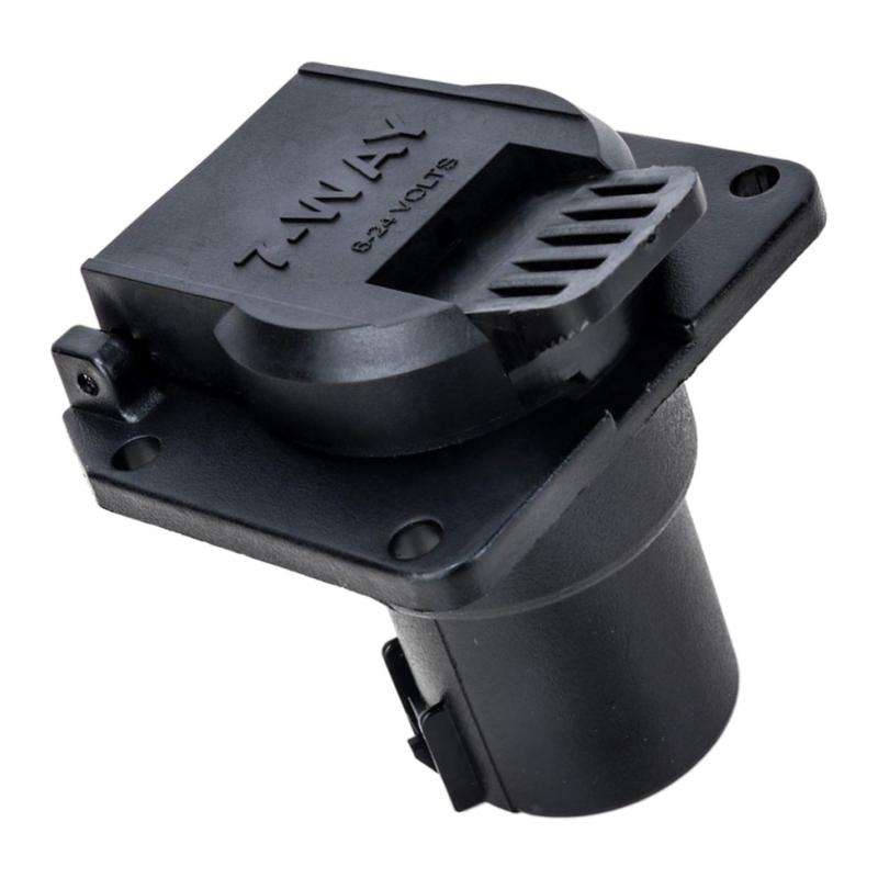 Embout rond de remorque de , 7 pièces, pour plateau de câblage d'attelage de remorque 12V