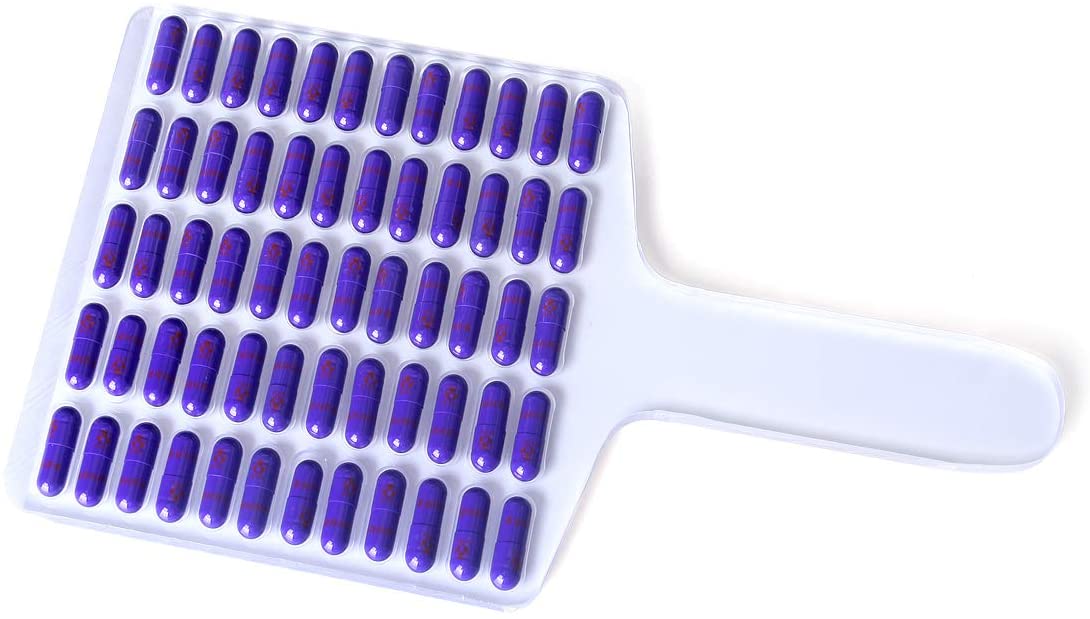 Manual Capsule Counter Count Board 60C Size 0#~1# (0#~1#, 60)