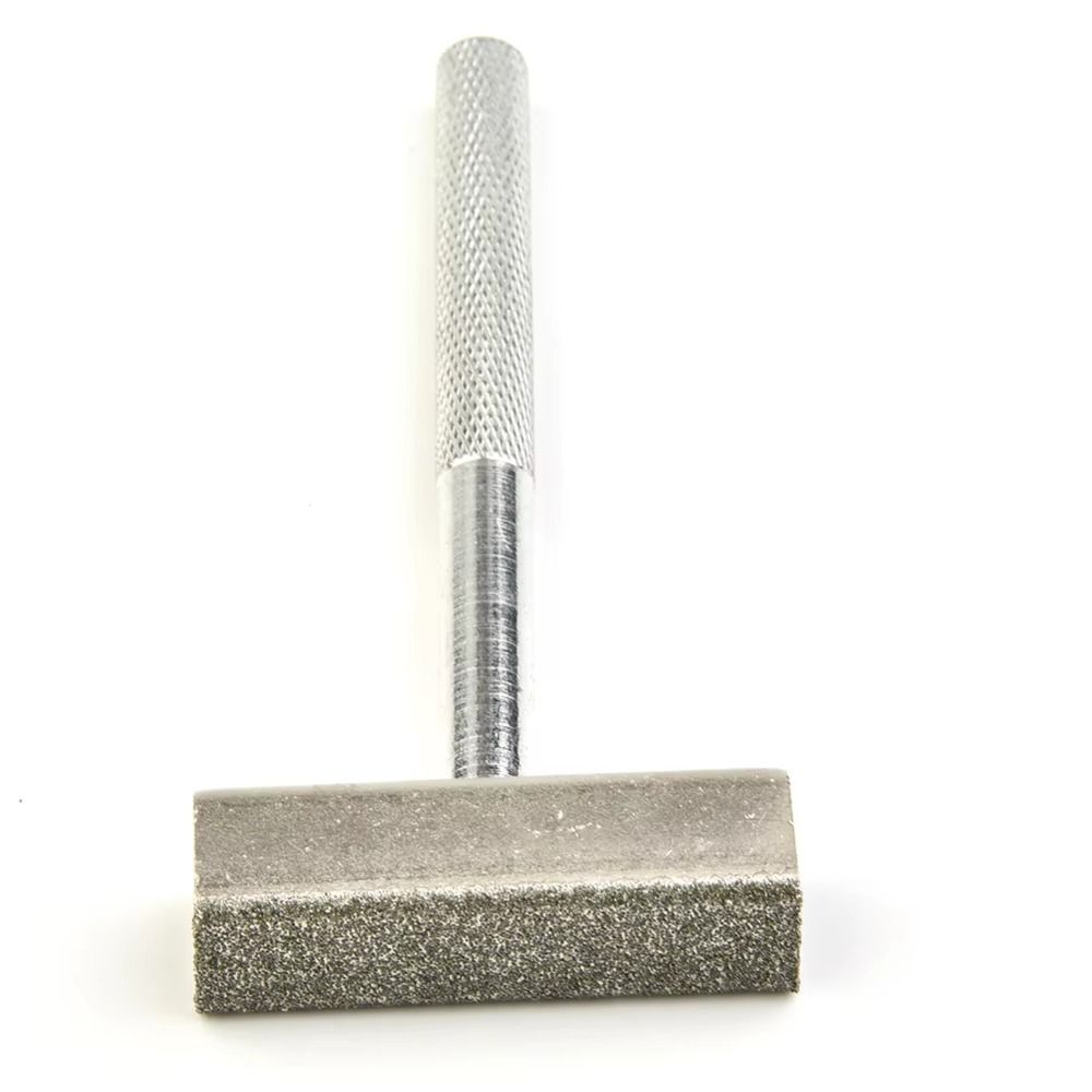 Tocador de muela recubierto de diamante, tocador de piedra de diamante de Metal grueso, disco de lijado para afilar, herramientas abrasivas para uso Industrial
