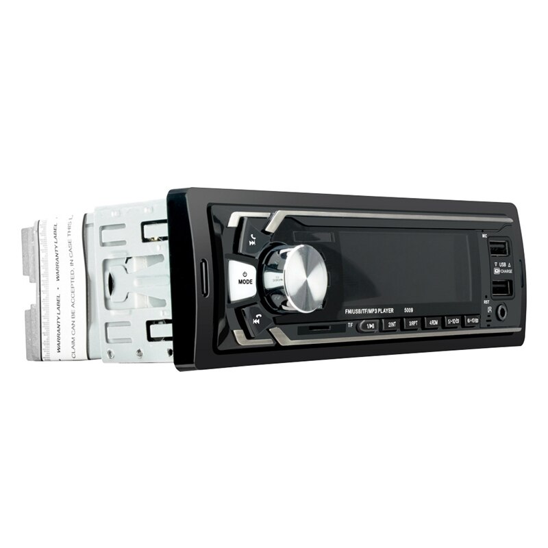 Auto  mp3 speler, autoradio met 7 kleuren stereo of fm-ontvanger digitale mediaspeler met bluetooth-ondersteuning telefoon snel opladen