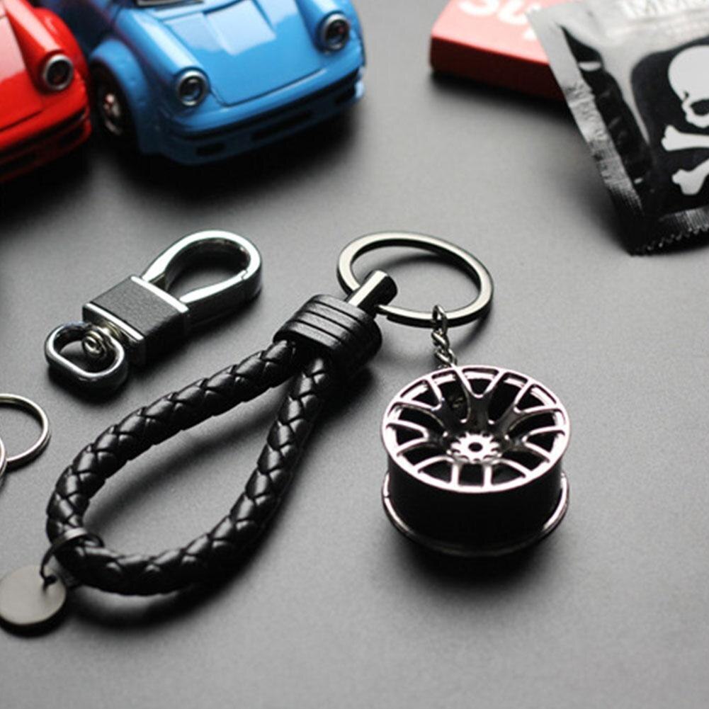 Fit Wheel Rim Keychain Auto Part Car Keyring Accessories Key Ring Car fob Ring Key Interior Key Chain Rings Key C7R3