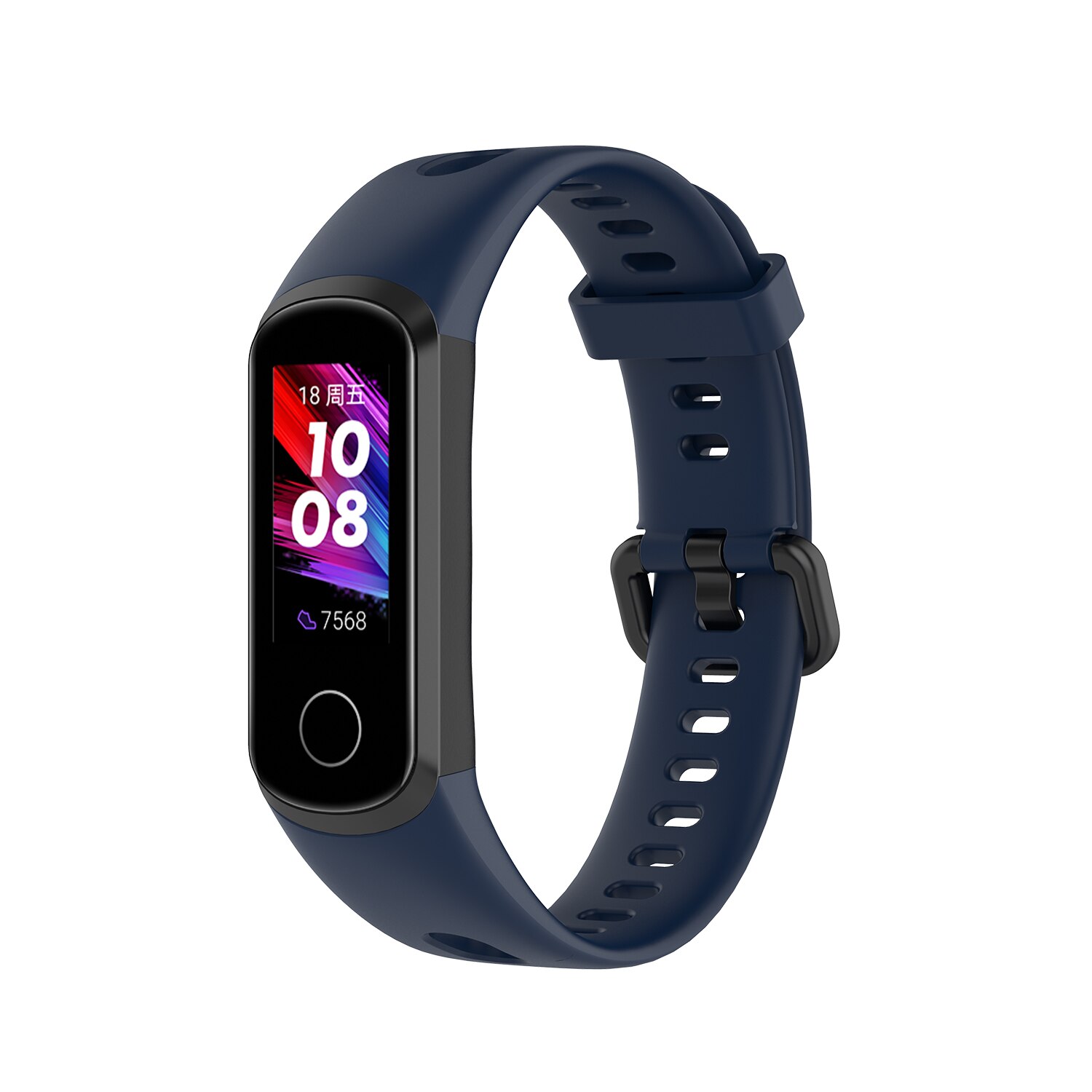 Miękki Sport silikonowy pasek na rękę wymiana Watch Band dla HUAWEI Band 4 / Honor Band 5i opaski klamra inteligentny zegarek akcesoria: H / For Huawei Band 4