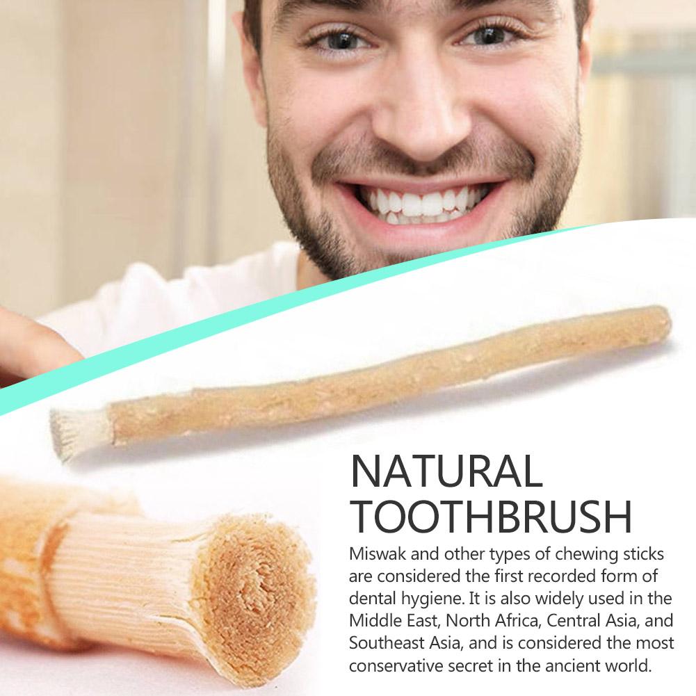 Miswak Siwak Natürliche Zahnbürste Misvak Traditionelle Weiche Zähne arak Zahnbürste Reise Miswak Aufheller Manuelle Y0B3