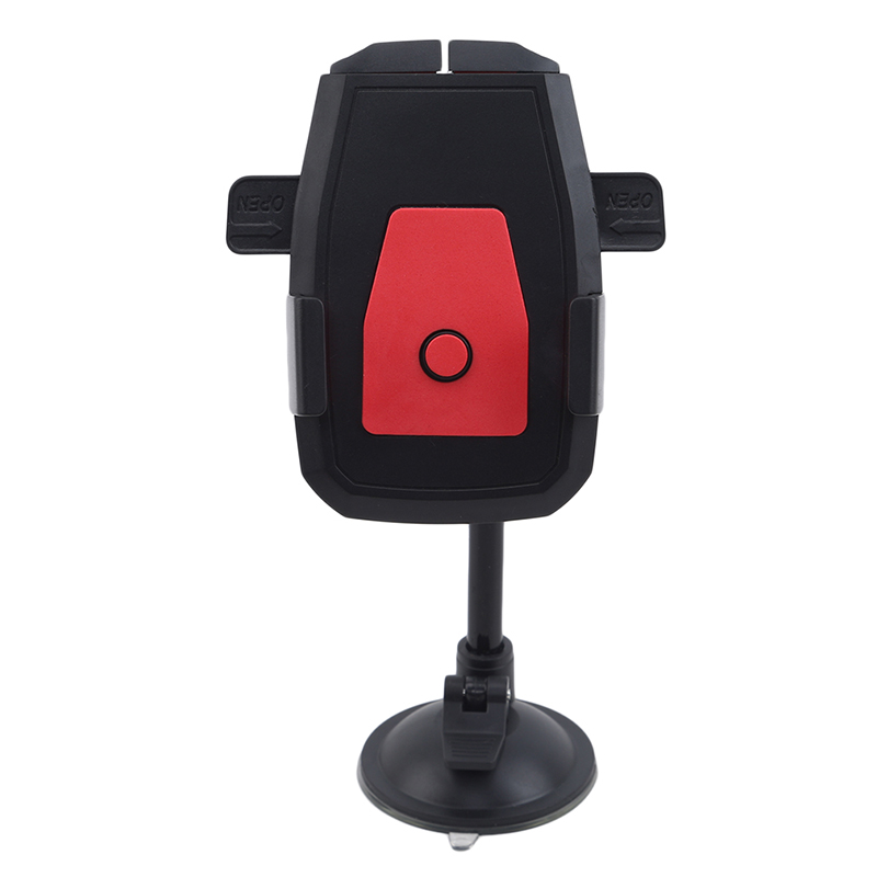Auto Handige Telefoon Navigatie Houder Ondersteuning Stuur Achteruitkijkspiegel Mount Clip Beugel Voor Mobiele Mobiele Telefoon 2024: Black
