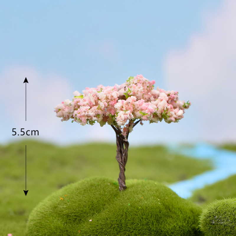 15 stijlen mini kersenboom feeëntuin decoraties miniaturen landschap hars knutselen bonsai tuin terrarium diy accessoires
