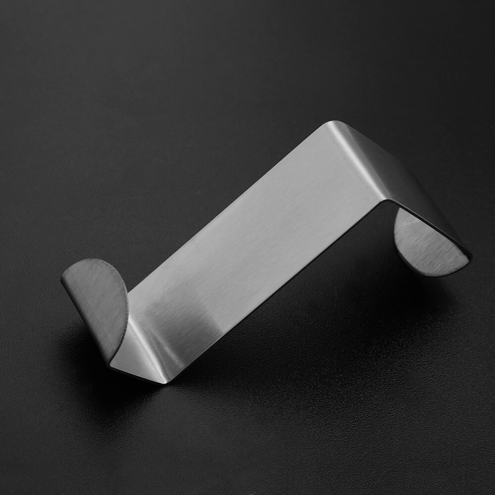 Gancho de almacenamiento de acero inoxidable para el hogar, colgador de 2 piezas para ducha sobre la puerta, para baño, cocina