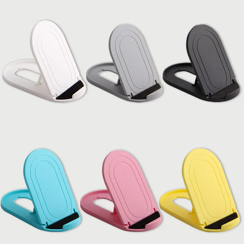 1pc Foldable Cell Phone Stand Adjustable Desktop Phone Holder Universal Portable Travel Mobile Phone Holders for Business