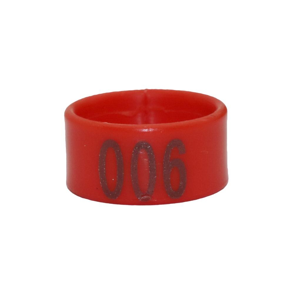 16mm/18mm/20mm Huhn Fuß Ring Kunststoff Nein.1-100 Digitale Identifizierung Fuß Ring Huhn Koop Fütterung liefert 100 Stck: verrotten / innere Durchmesser 1.6cm