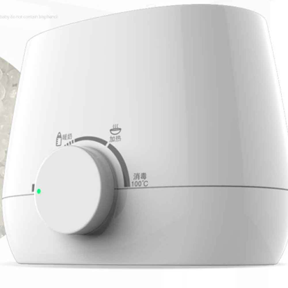 2 In 1 Bottle Warmer Feeding Bottle Sterilizer Liquid Heater Wine Warmer with US Plug White