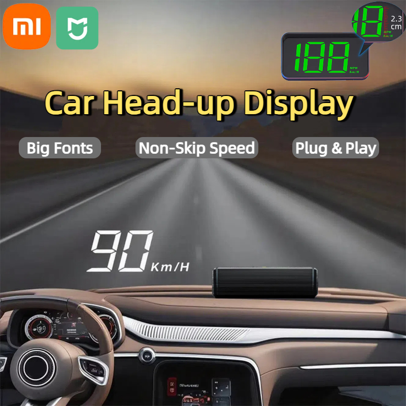 Xiaomi hud head-up-display auto-gps digitaler tachometer universal-geschwindigkeits-windschutzscheibenprojektor plug&play auto-elektronikgeräte