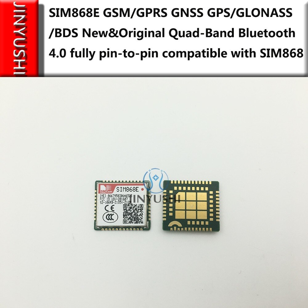 JINYUSHI VOOR SIM868E GSM/GPRS GNSS GPS/GLONASS/BDS & Originele Quad-Band Bluetooth 4.0 volledig pin te pin compatibel met SIM868