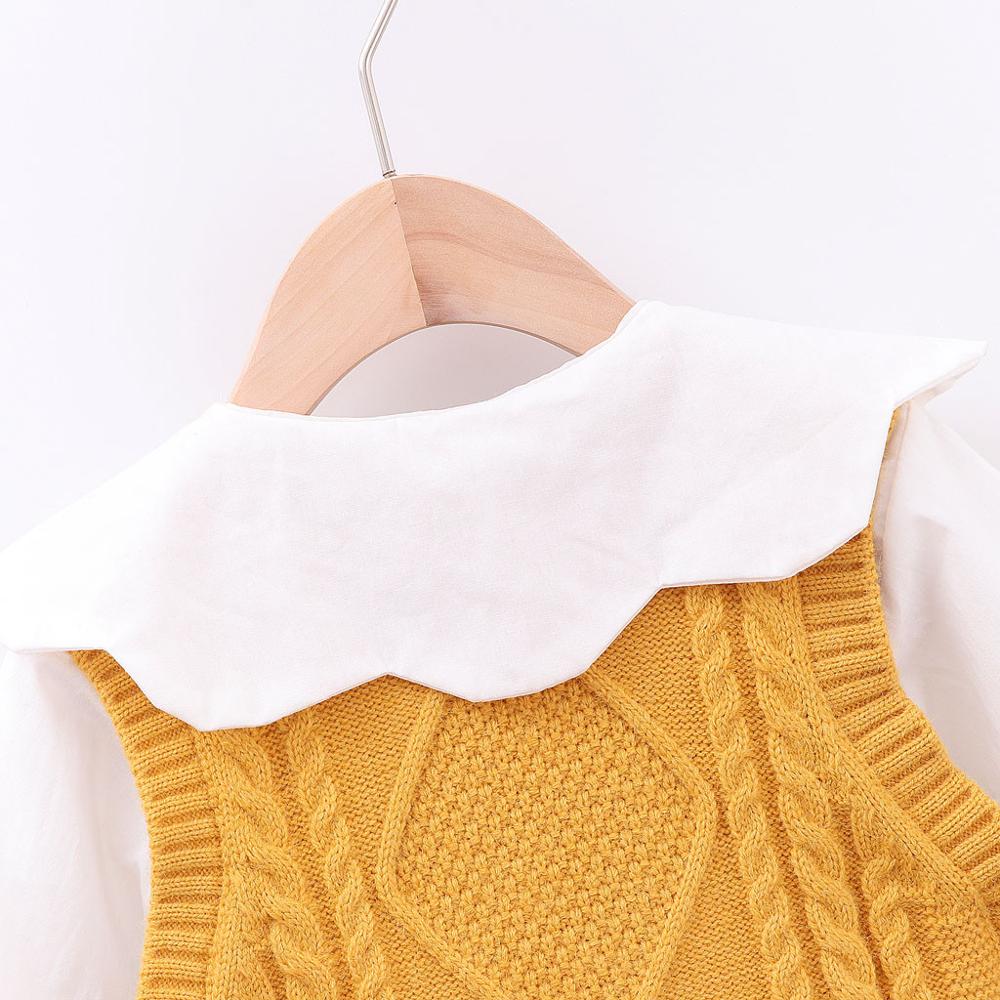 Peuter Kids Baby Meisjes Jongens Dragen Print Trui Brei Haak Lange Mouwen Tops Herfst Kleding Outfits Met Nieuw