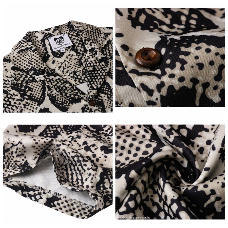 Snake Skin Texture Hawiian Shirts Men Women Summer Beach Casual Short Sleeve Shirt Unisex Hip Hop Street Animal Print Shirt