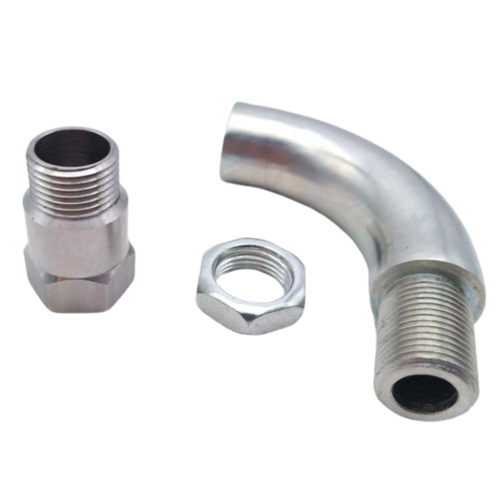 Car Exhaust O2 Oxygen Sensor Extender 90 degree 02 bung Extension M18 X 1.5