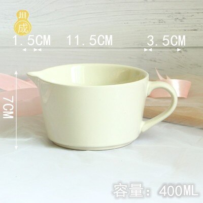 Cuenco de cerámica para fruta, Bol para sopas y ensaladas, cocina, jarra de leche, tazón mezclador de huevo, tazas de café, taza de leche, Espumador de leche: Marrón