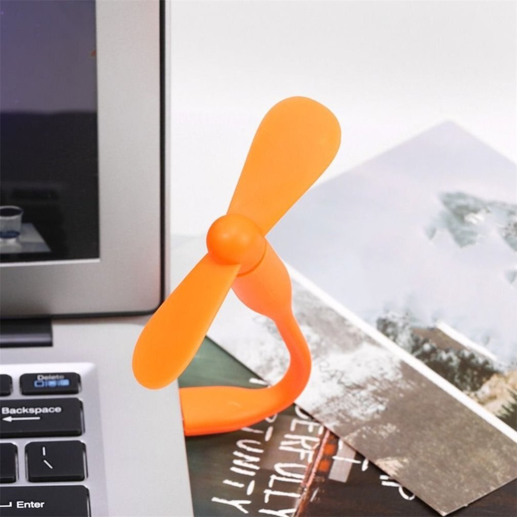 Summer Fan Cooling USB Gadgets Portable Mini 2 in 1 Mini Portable USB Fans Electric Air Cooler Fan