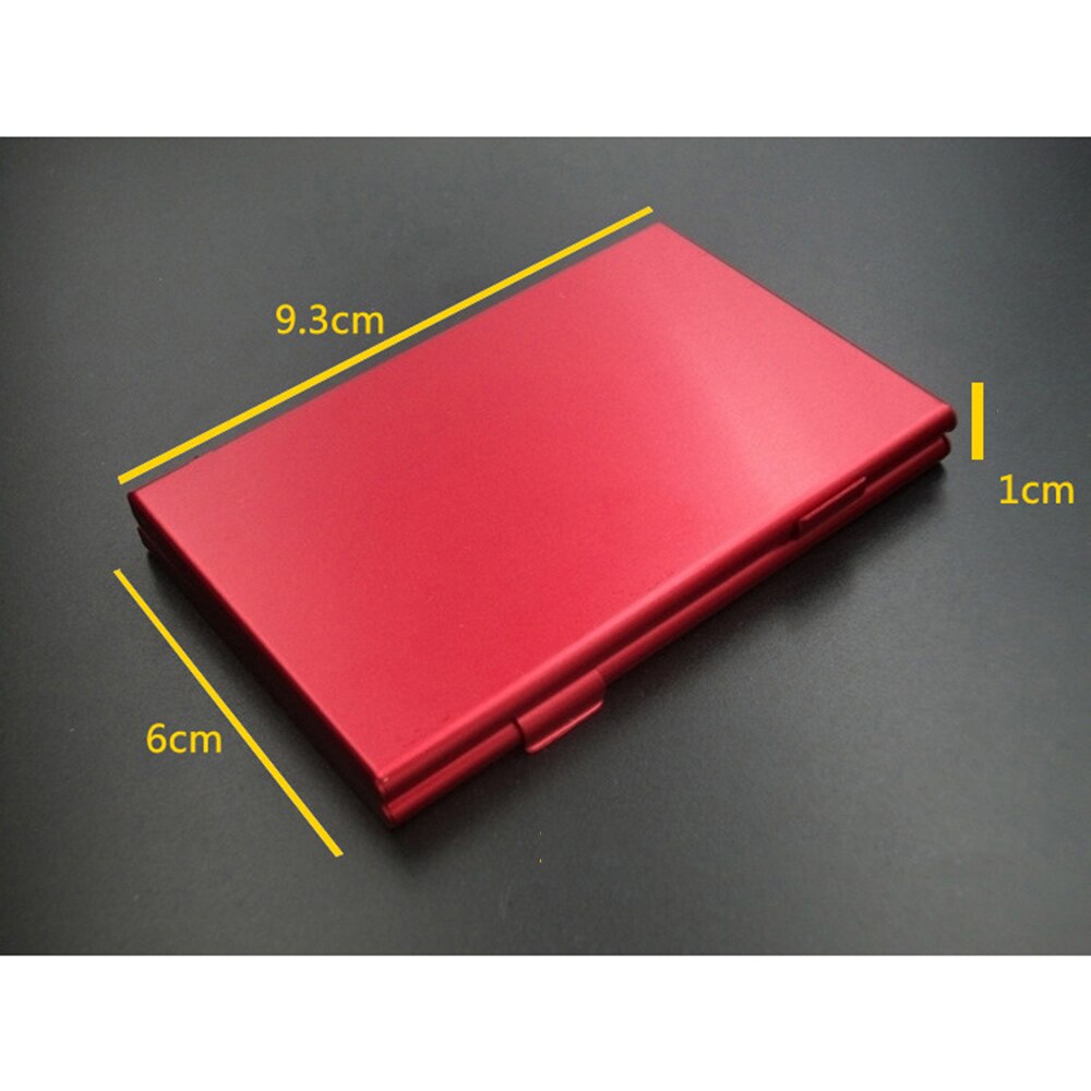 6 SD card Silver Aluminium Alloy EVA Micro for SD MMC TF Cards Storage Box Case Memory Card Storage Box