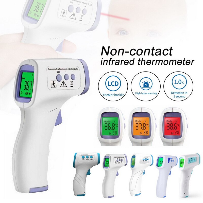 Forehead Thermometer1PC LCD Infrared Thermometer Celsius And Fahrenheit Non-Contact Infrared Thermometer High Precision
