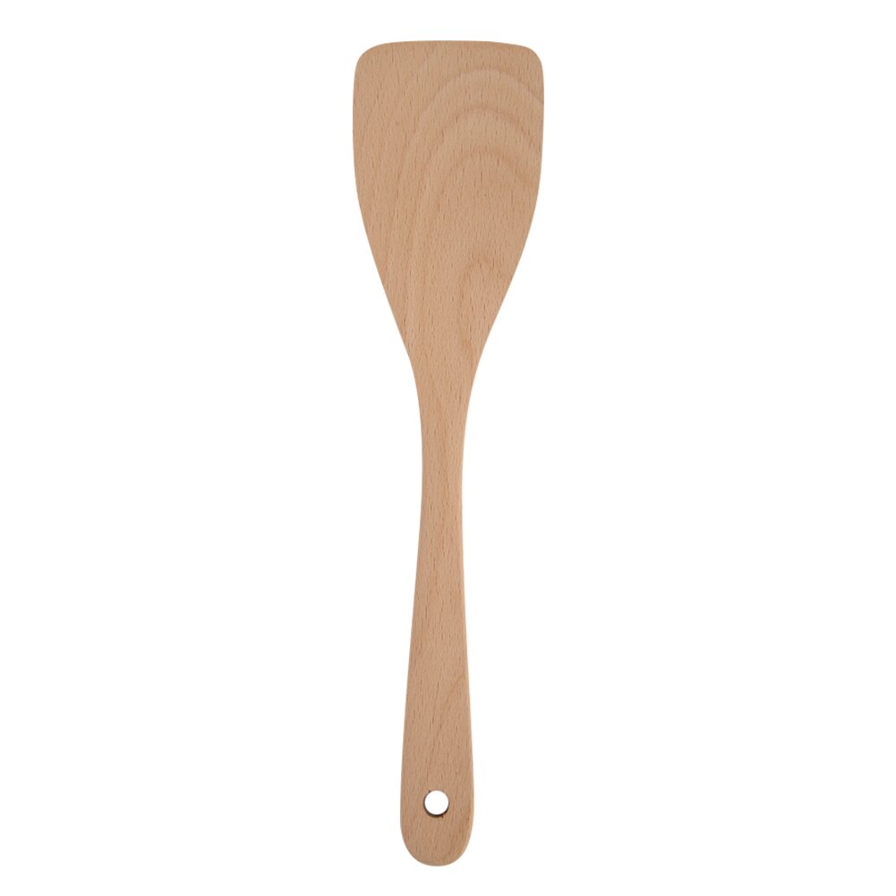 Wooden Kitchen Utensils Cooking Shovel Spatula Spoon Non-stick Turner Cookware Tool: B