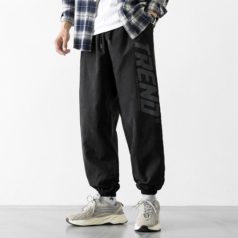 Singleroad mænds haremsbukser joggers mænd lilla kold følelse hip hop japansk streetwear sweatpants bukser joggers mandlige: Asiatisk -2xl( eur l) / Sorte jogger mænd