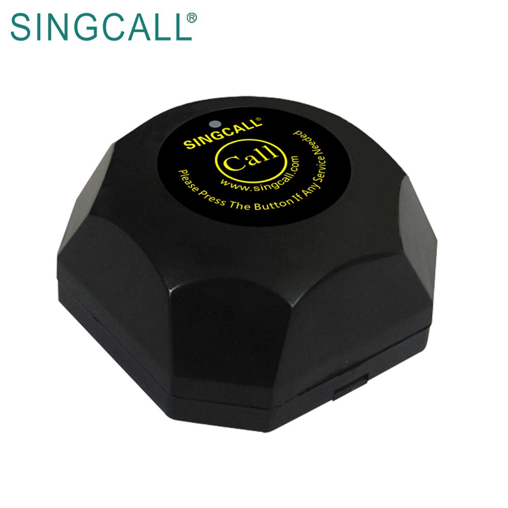 SINGCALL Restaurant Wireless Calling System Pager, Hamburger Pager, Service Caller APE560 Black Pager