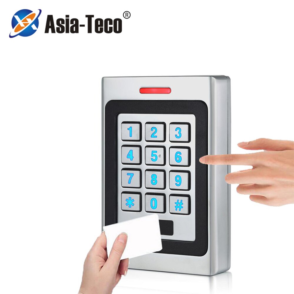 RFID Keypad Access Control System Kit Door Lock 125KHz EM Card IP67 Waterproof Metal Case Security Entry Door Reader Standalone