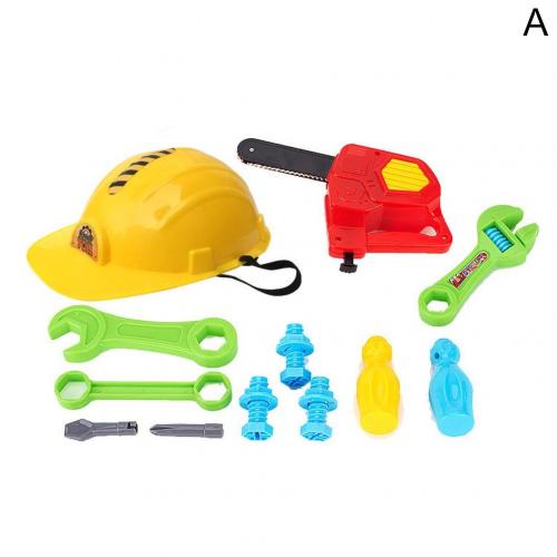 Kind Jongen Leuke Simulatie Reparatie Tool Set Assembleren Kids Moer Demontage Schroef Montage Pretend Play Educatief Speelgoed: A