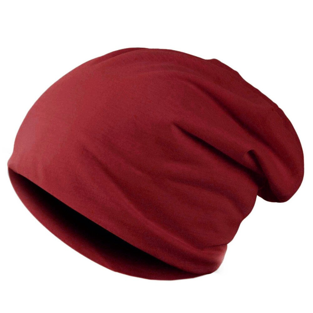 Classical Men's Autumn Winter Hats Solid Color Beanies Hip-pop Slouth Hats Skullies Female Male Hats Gorro Crochet: Pink