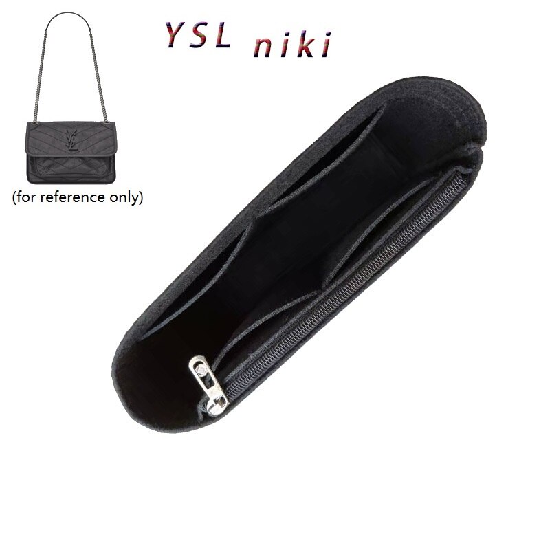 Filtduk sett vertshus bag organisering til y sl niki 22 28 32 klaff sminke håndveske organizer reise indre veske bærbare kosmetikkvesker