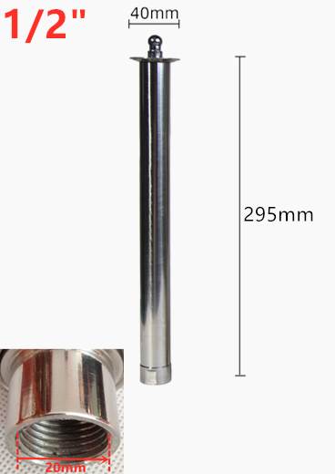 1/2&quot; 3/4&quot; 1&quot; Brass Mushroom Fountain Nozzles Stainless Steel Water Fountain Head For Swimming Pool: 1l2 ( 304SS Long)