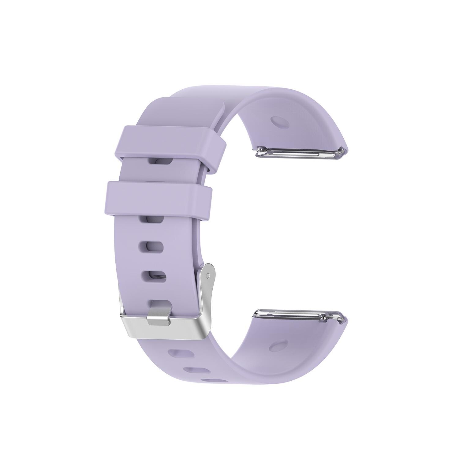 For Fitbit Versa 2 Smart Watch Replacement Waterproof Wristband 2 Official Silicone Strap Smart Watch Accessories Watch Band: 13 light purple