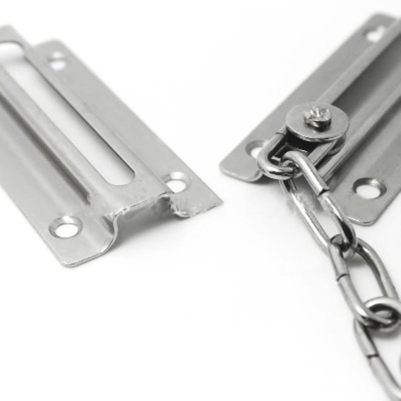 Security Door Chain Lock Safety Cabinet Bolt Chains with Screws Security Chain for Cabinet